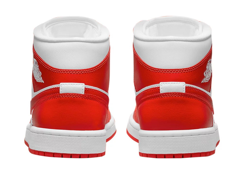 White Habanero Red Mid Sneakers T88720