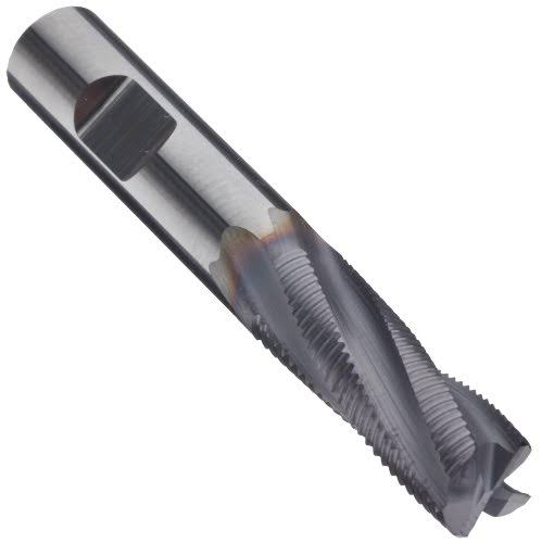 Carbide Square Nose End Mill, TiAlN Finish, 4 Flutes, 2.5x22 Overall Y89057
