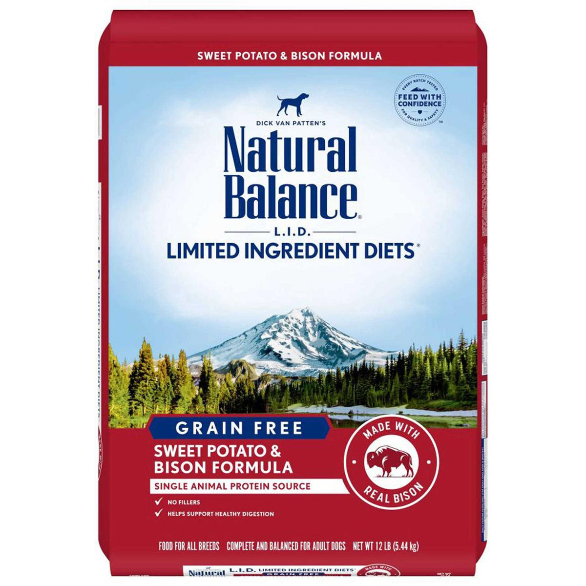 Limited Ingredient Dry Dog Food Sweet Potato Bison G7679