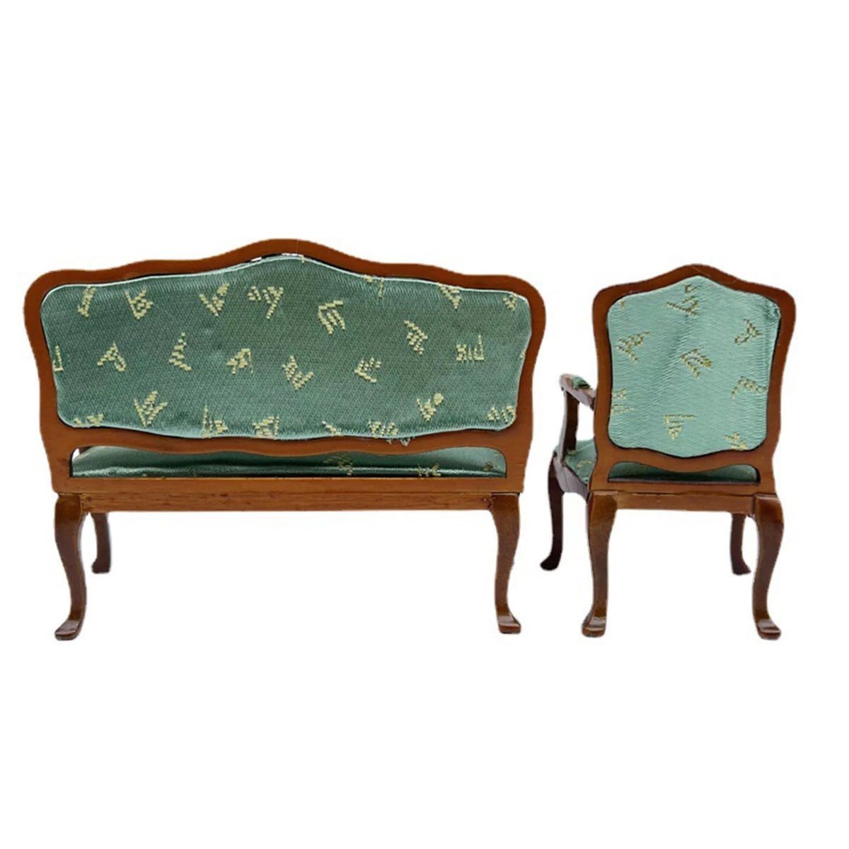 1:12 Scale 3Pcs Simulation Armchairs Sofa Chair P57508