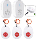 Wireless Call Button System with 2 Portable Rechargeable Receivers 3 Call Button C860579
