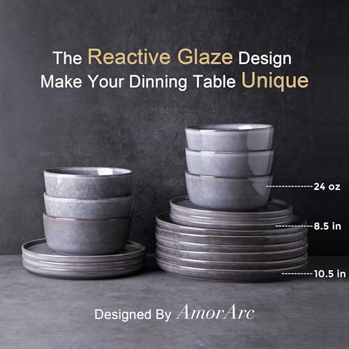 12pc Stoneware Dinnerware Set, Service for 4 M572264