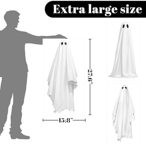110 PCS Extra Large White Snowflake Christmas Window Clings Decals T8436