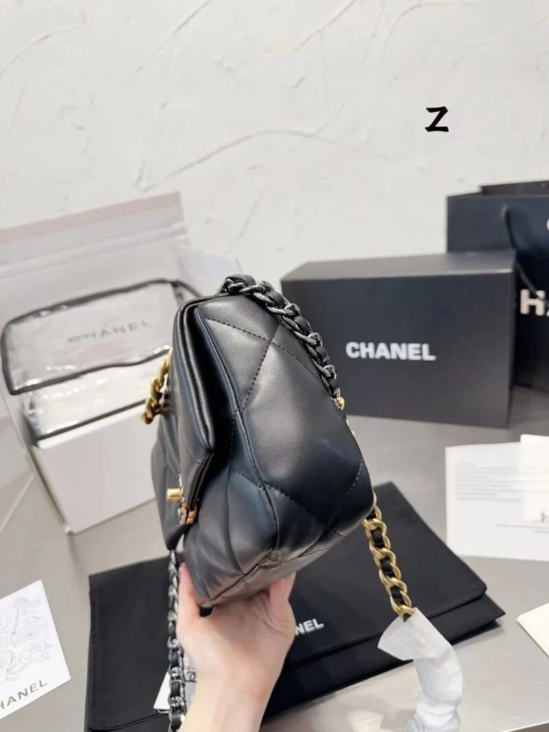 Black Lamb Leather Shoulder Bag M236632