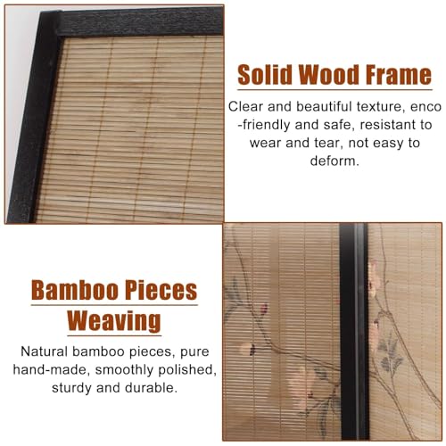 6 Panel Folding Privacy Screen Room Divider, 175cm Tall H96237