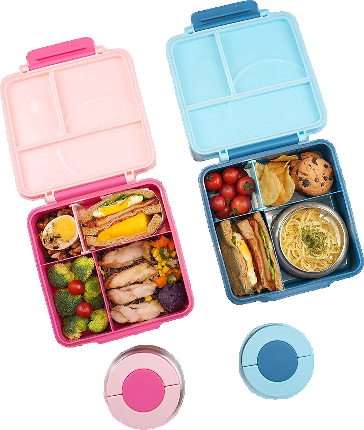 Blue Leak Proof Bento Box with Thermos Food Jar U21601