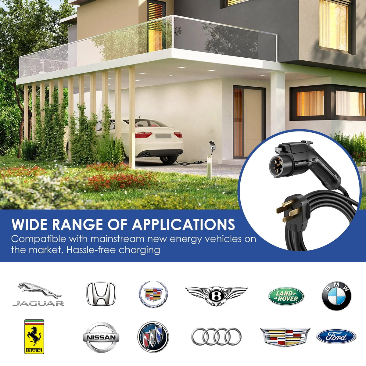 Level 2 16 Amp Portable EV Charger G9782