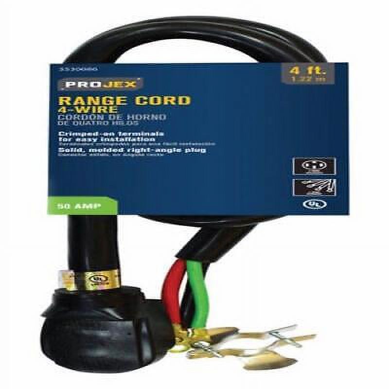 6/2, 8/2 SRDT 250 V 4 ft. L Range Cord S649530