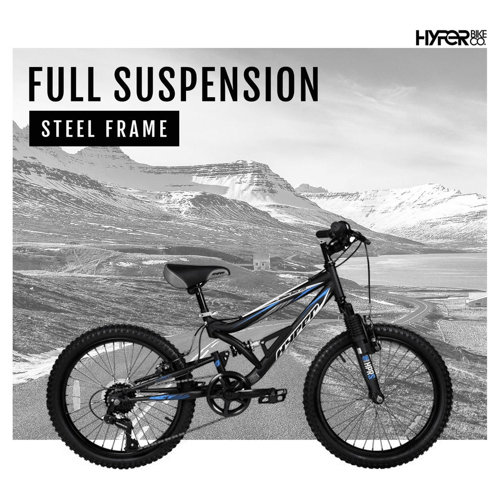 20 Boys Black Mountain Bike P6724