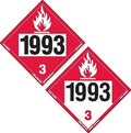 Two-Sided 4-Digit Rigid Vinyl Placard (Pack of 25) Z149957