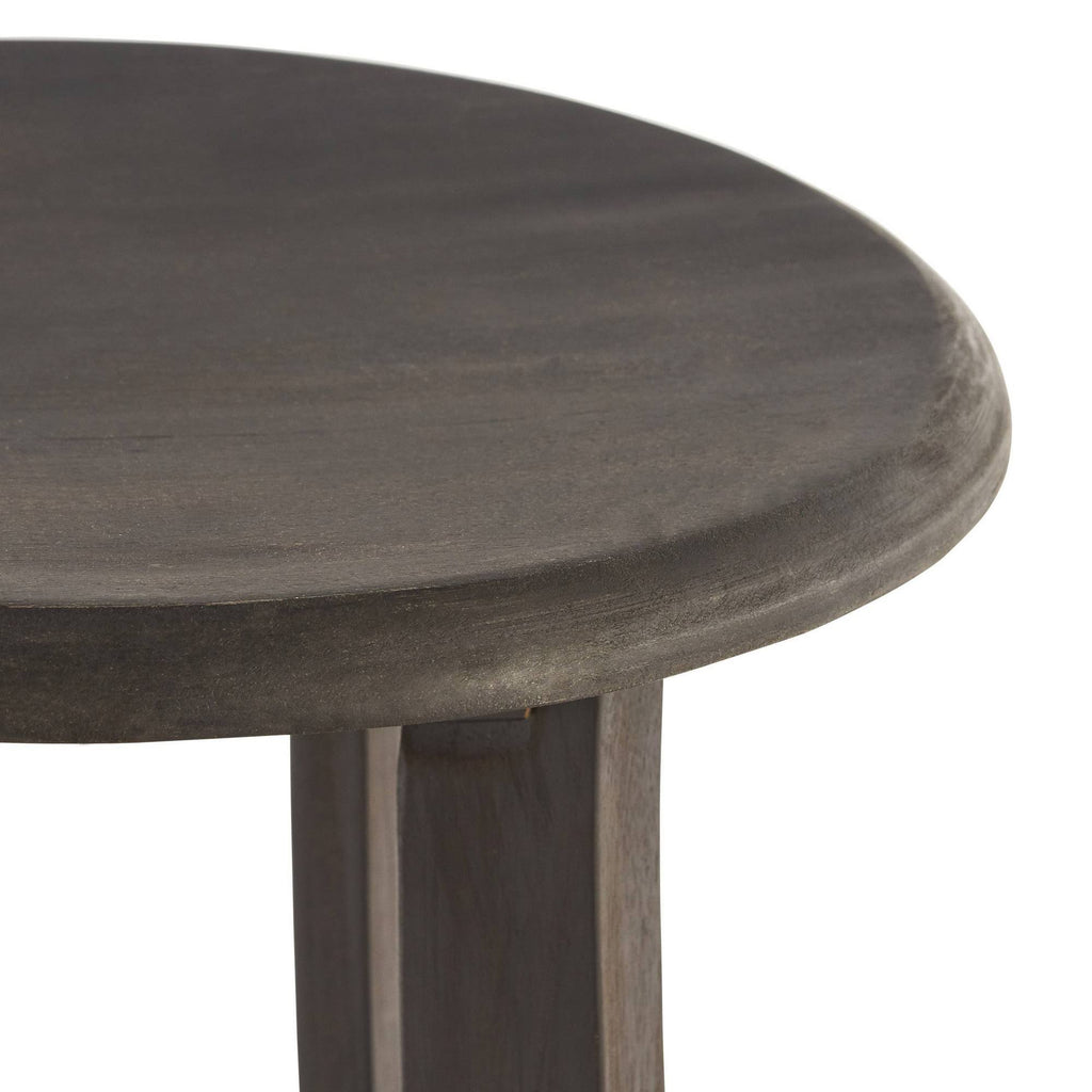 Grey Acacia Wood Barstool (Set of 2) D79363
