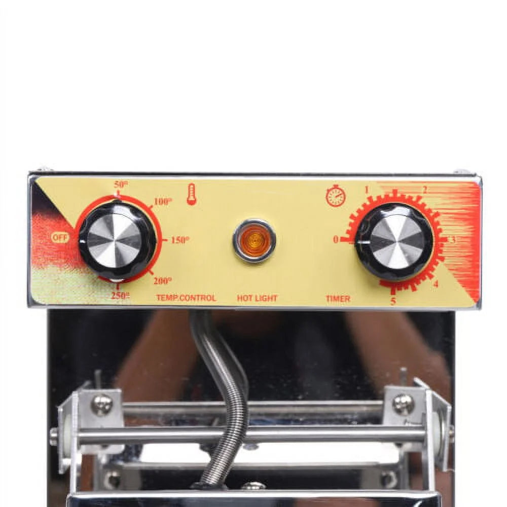 1000W Electric Burger Waffle Maker Panini Press E257