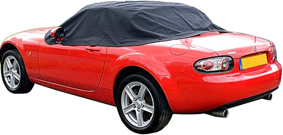 Custom-fit Soft Top Roof Protector Half Cover (Black) I97849