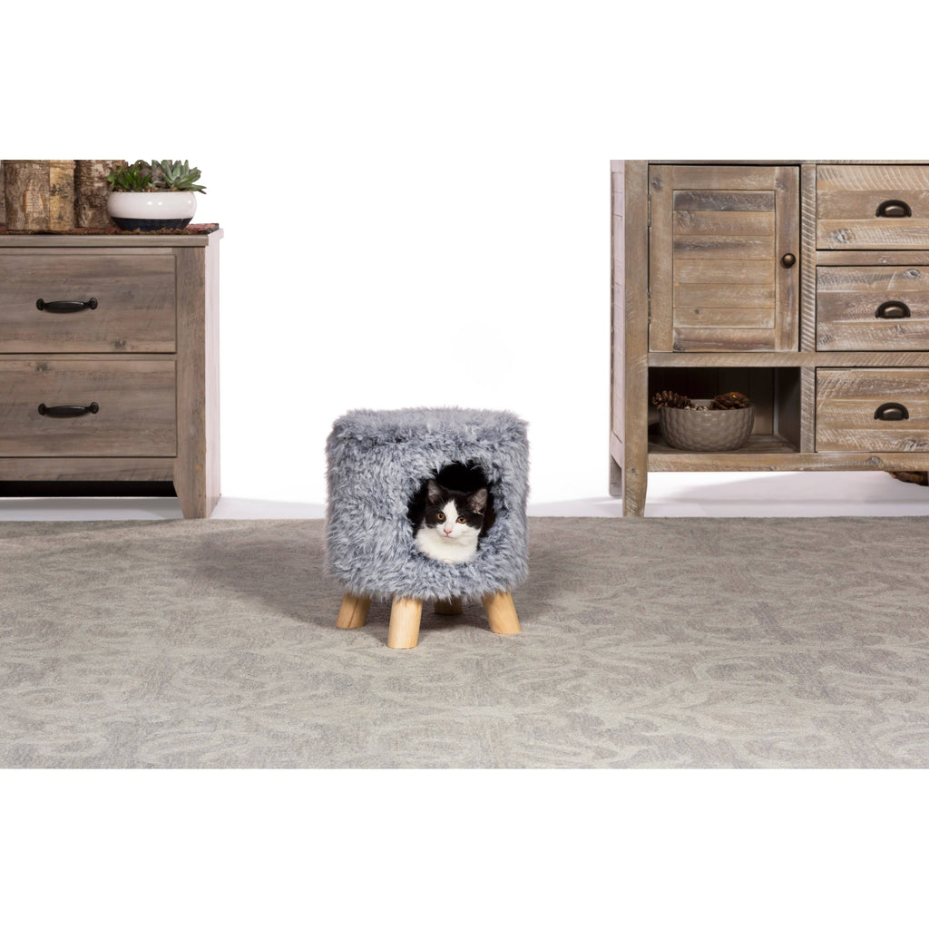 Gray Plush Cozy Cave D12481