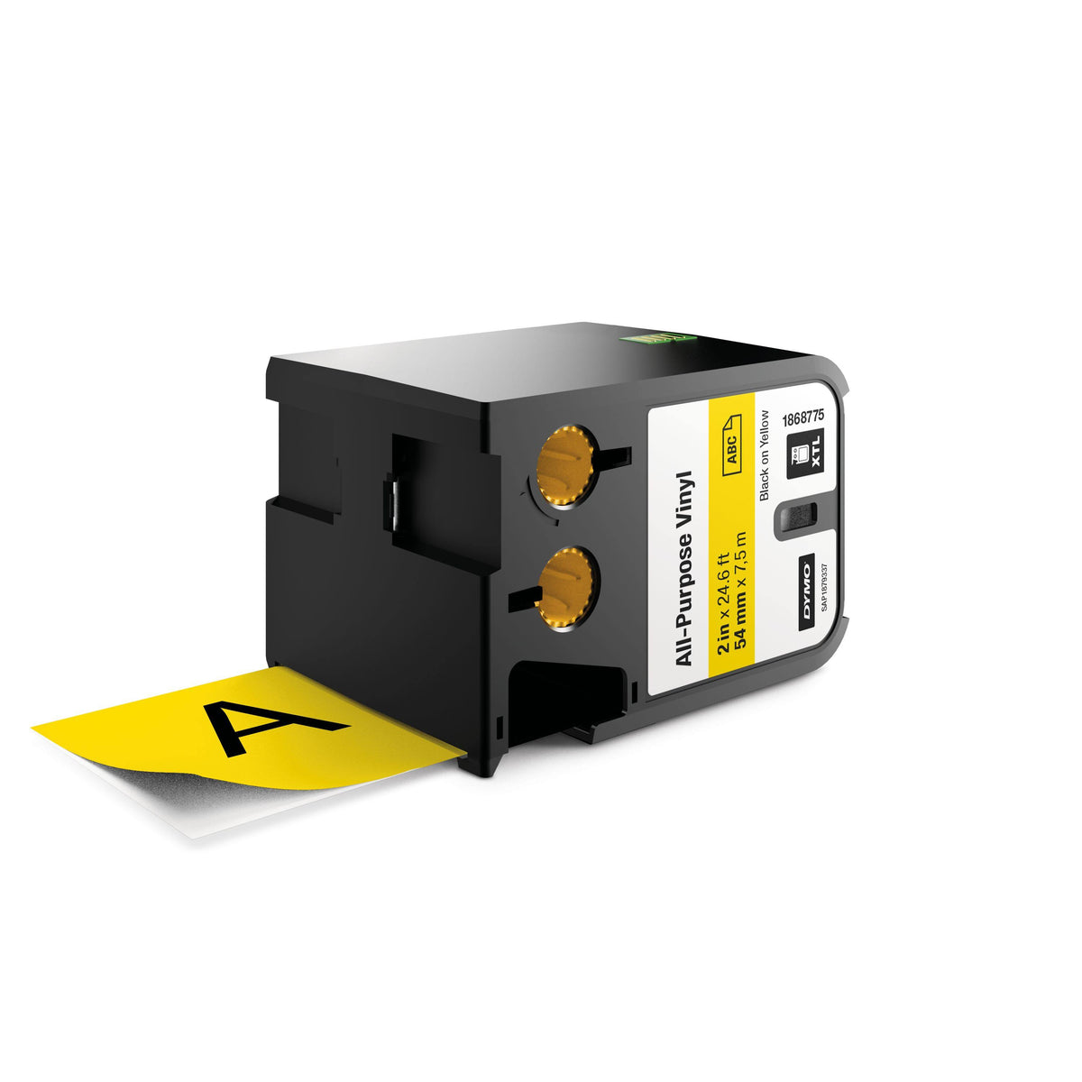 All-Purpose Vinyl Black on Yellow R4097