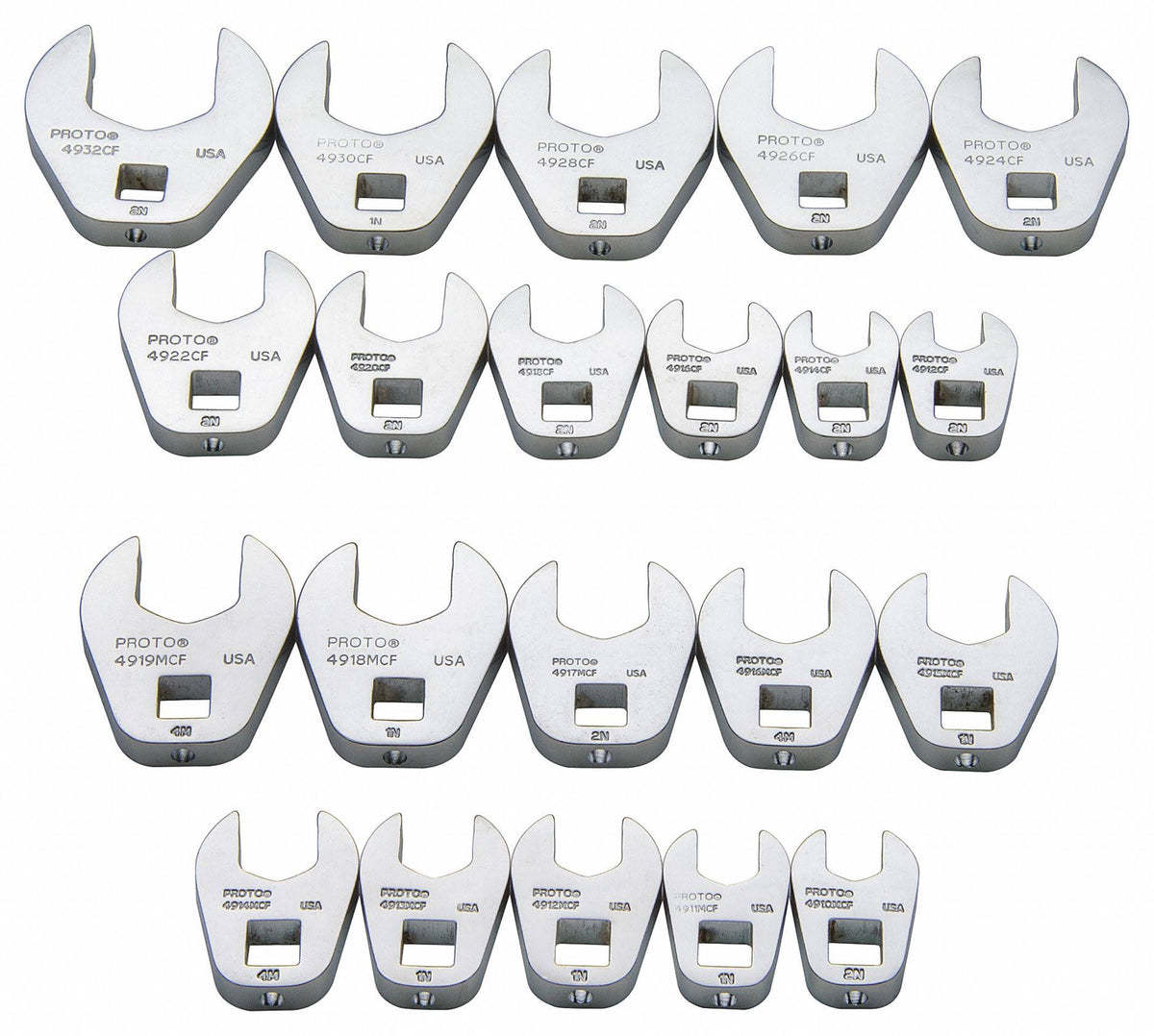 20 Piece 3/8 Drive Crowfoot Wrench Set G391