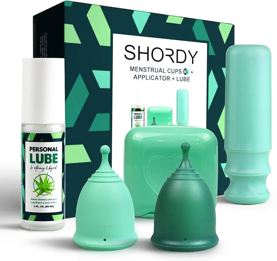 Menstrual Cup Set with Applicator & Lube N558