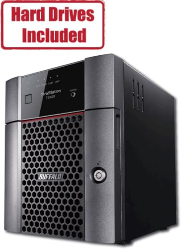 4-Bay 16TB Desktop NAS with Hard Drives Included U21954