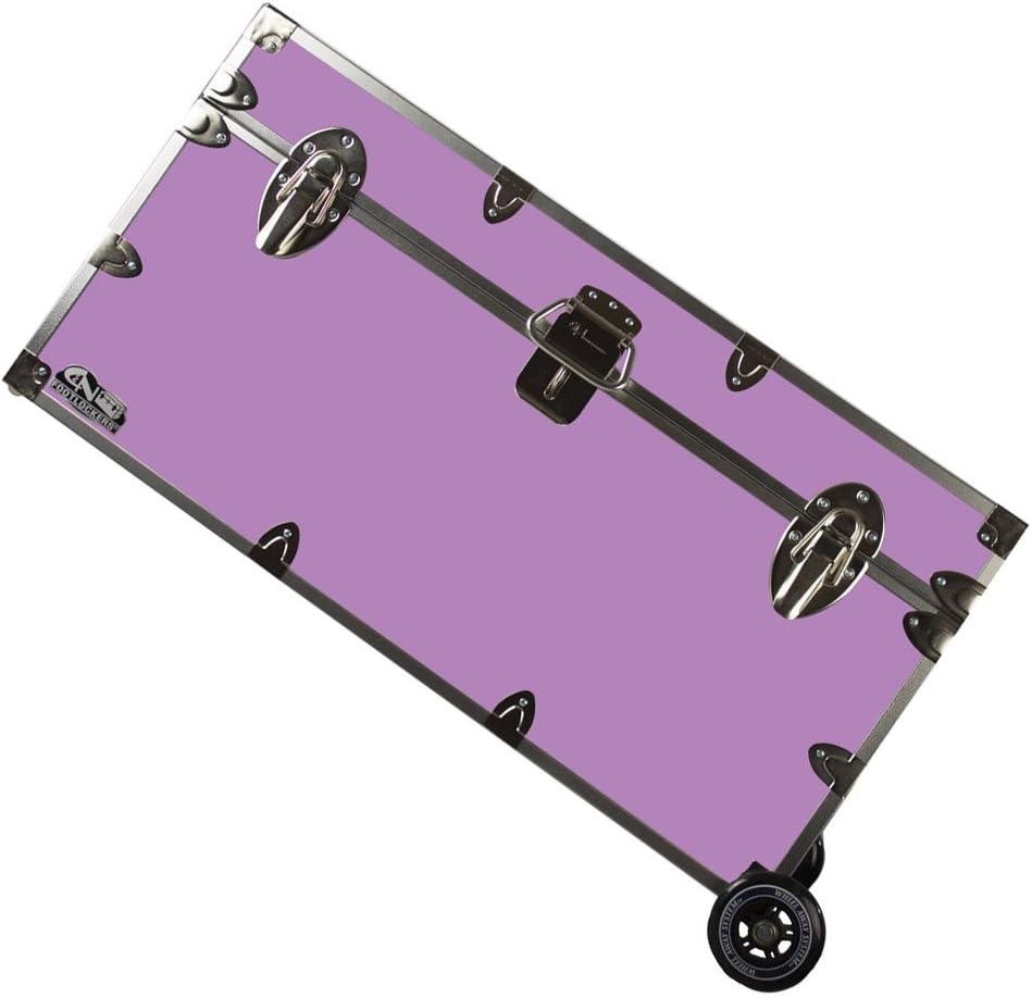 Lockable Trunk Footlocker with Wheels O973006