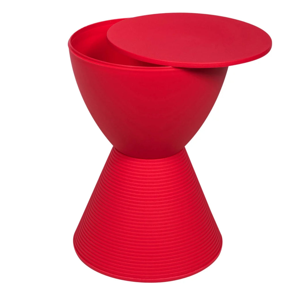 Red Indoor/Outdoor Accent Side End Table I628