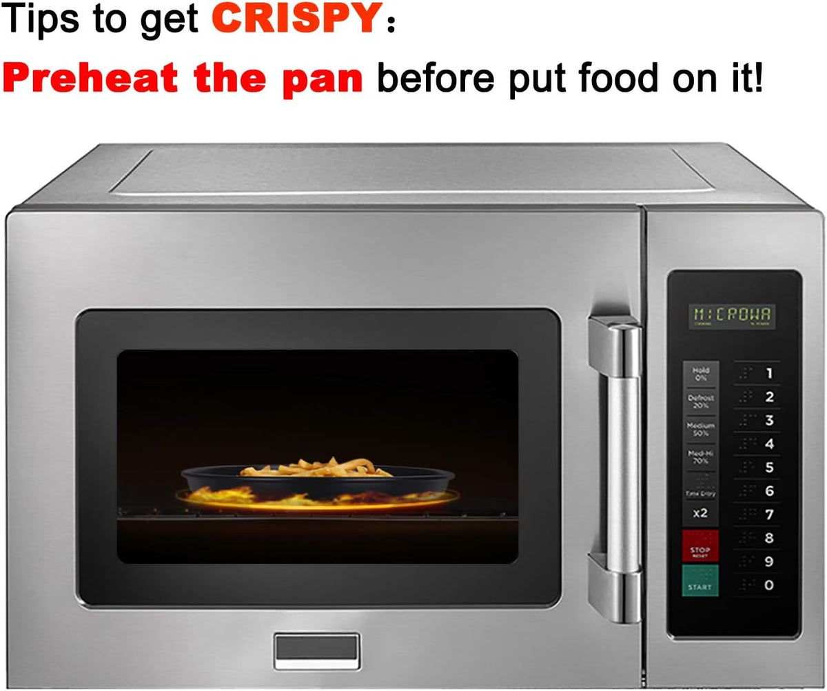 12inch Microwave Crisper Pan H1869