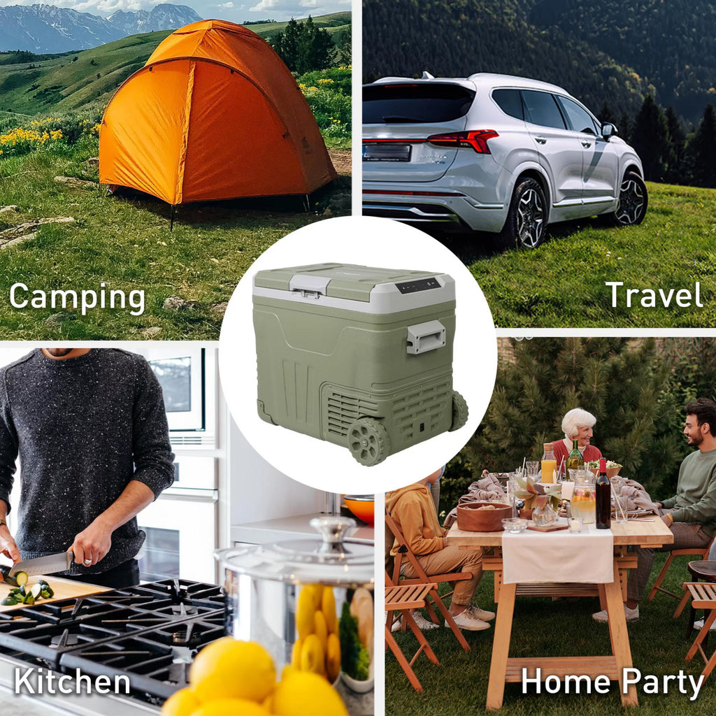 12 Volt 45.4 Quart Portable Freezer Electric Cooler V409961