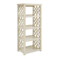 Antique White Wood Bookcase P787
