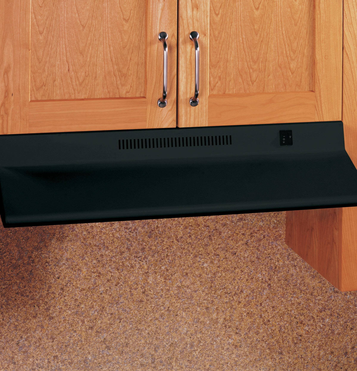 Black Non Vented Range Hood S8737