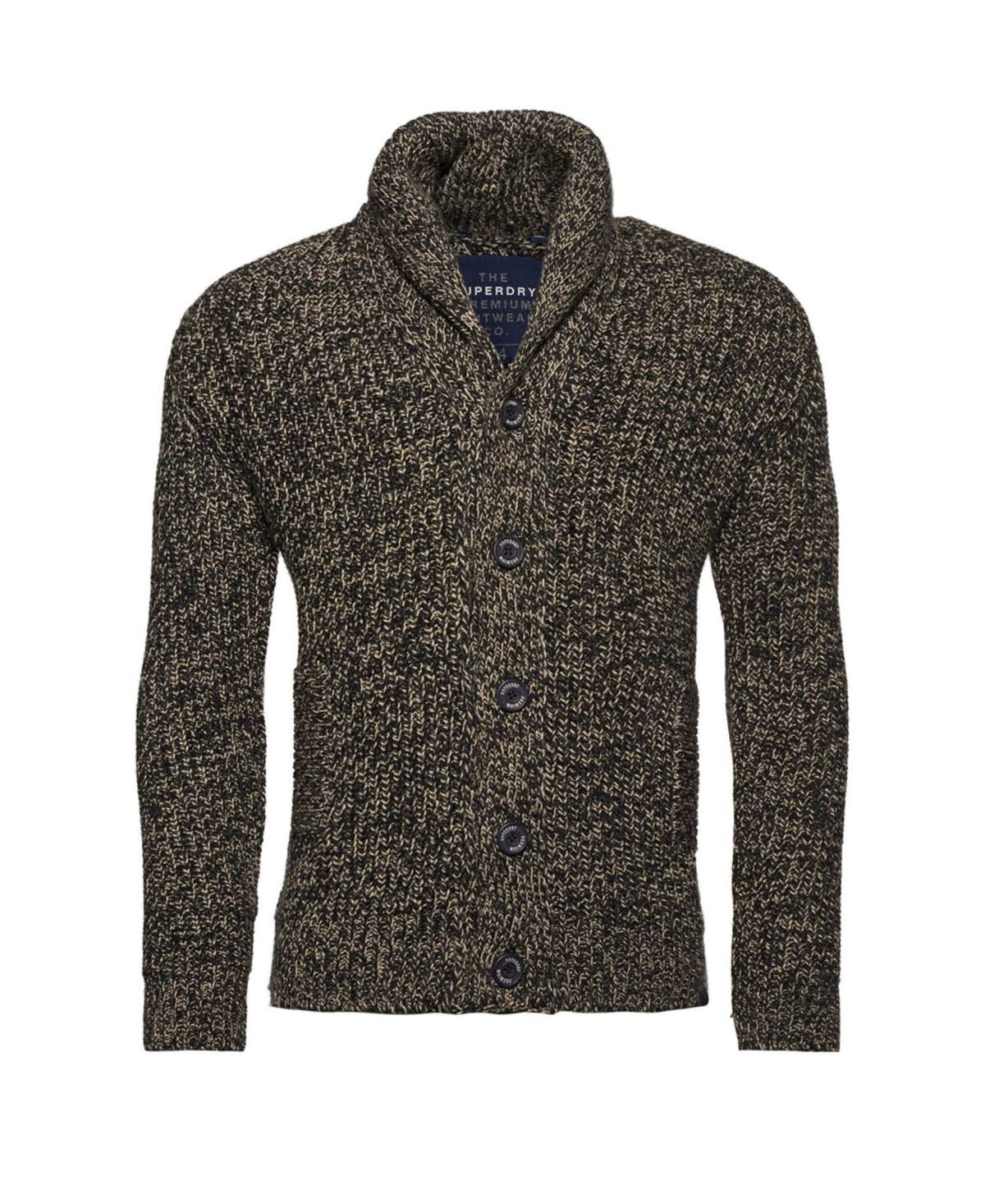 Grey Shawl Cardigan Z229