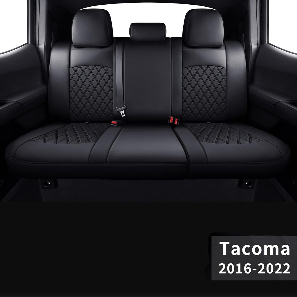 Black 2 pcs Tacoma Seat Covers L25293