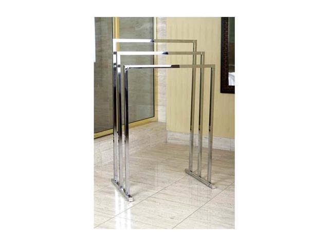 3-Tier Steel Towel Rack, Polished Chrome X316