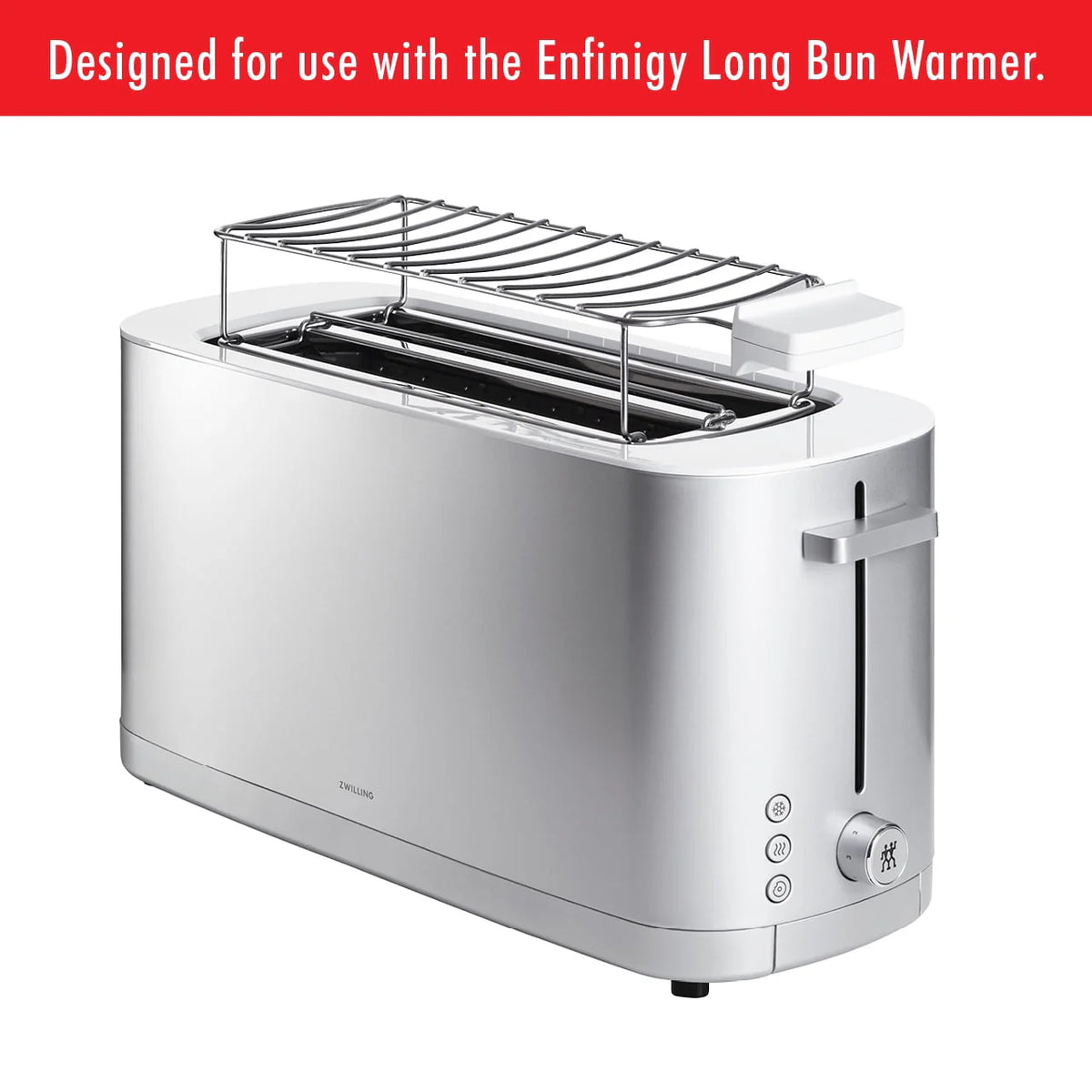 Silver 4-Slice Long Slot Toaster G277