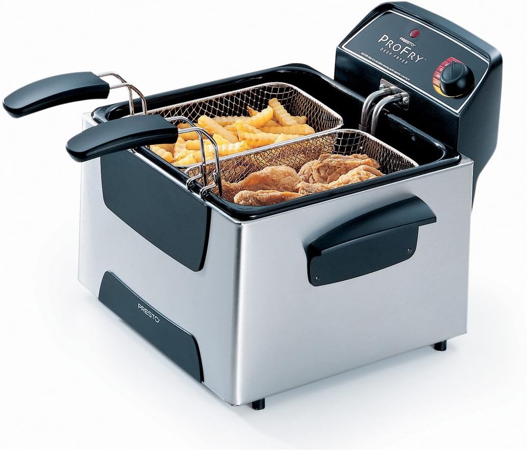 1800W 12-Cup Stainless Steel Deep Fryer G5968