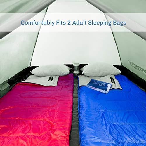 2 Person Camping Tent with Rain Fly and Carrying Bag K994