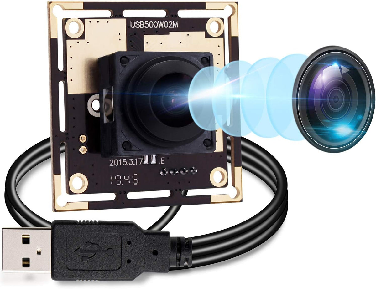5 Megapixel USB Camera Module with 170 Degree Fisheye Lens G173