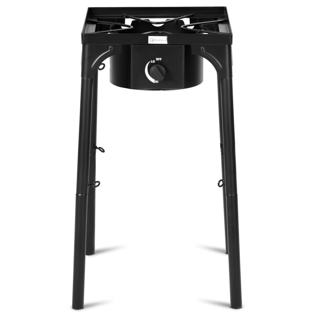 Portable Propane Outdoor Camp Stove with Adjustable Legs Q994674