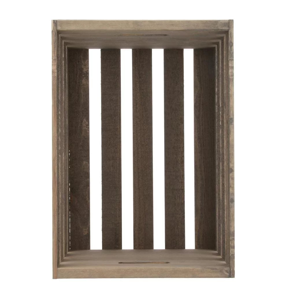 Large Crate in Weathered Gray U583284