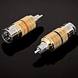 Male XLR to Male RCA Adapters 2 Pieces T946