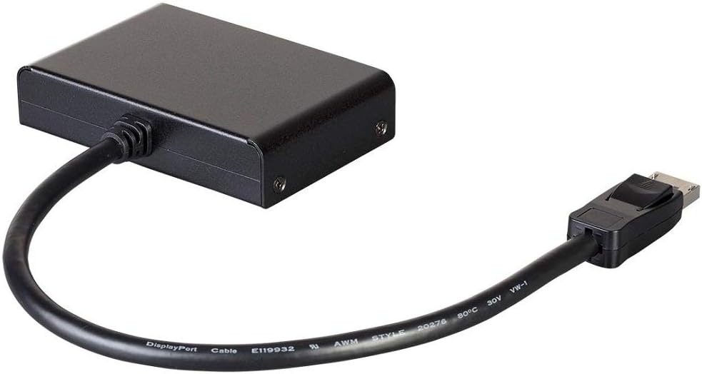 2-Port DisplayPort 1.2 to HDMI MST Hub, Black, Pack of 2 Q5147