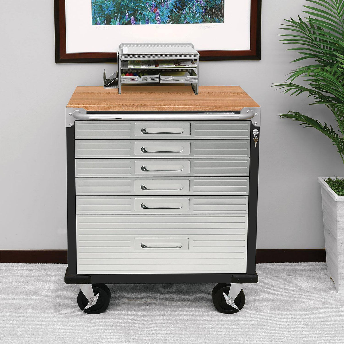 6-drawer Rolling Cabinet F658