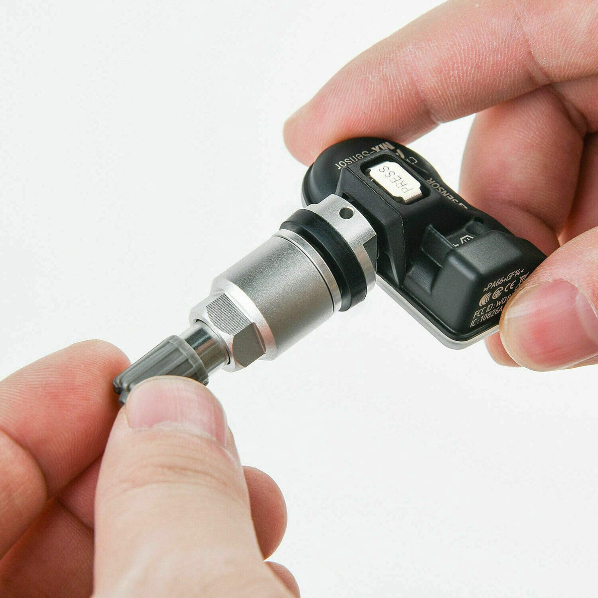 20pcs TPMS Tire Sensor with Battery Tester Dual Frequency Metal Valve Stem L2344
