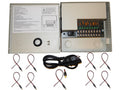 9 Channel 12V DC CCTV Distributed Power Supply Box with DC Pigtail O256