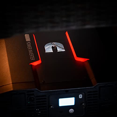 5000 Watts Modified Sine Wave Truck Inverter 12 Volts to 110 Volts Four AC Outlets Two USB Ports N8128