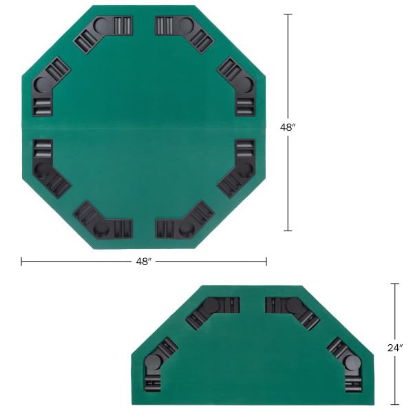 Poker & Blackjack Table Top with Case I711022