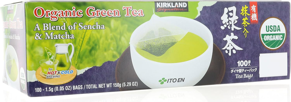 Organic Green Tea, 1.5 g, 100-count U73860