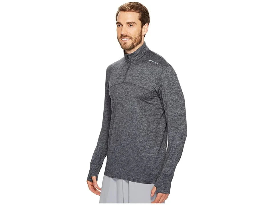 1/2 Zip Heather Asphalt S8768