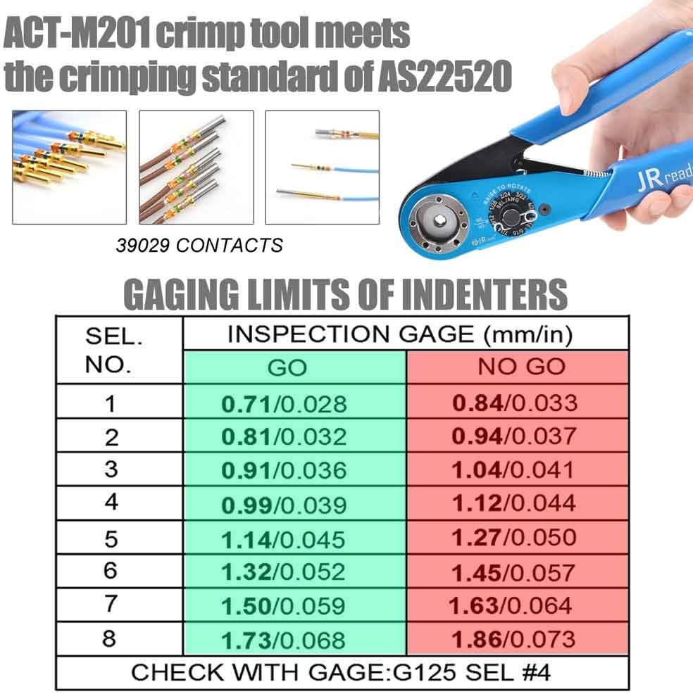 8 Indent Crimping Tool for 12-26 AWG Wire G107812