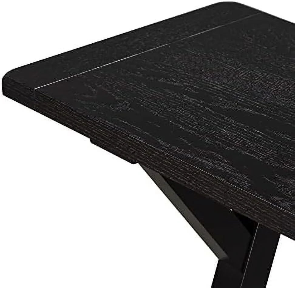5-Piece Wood Dining Table Set with 4 Stools C857292