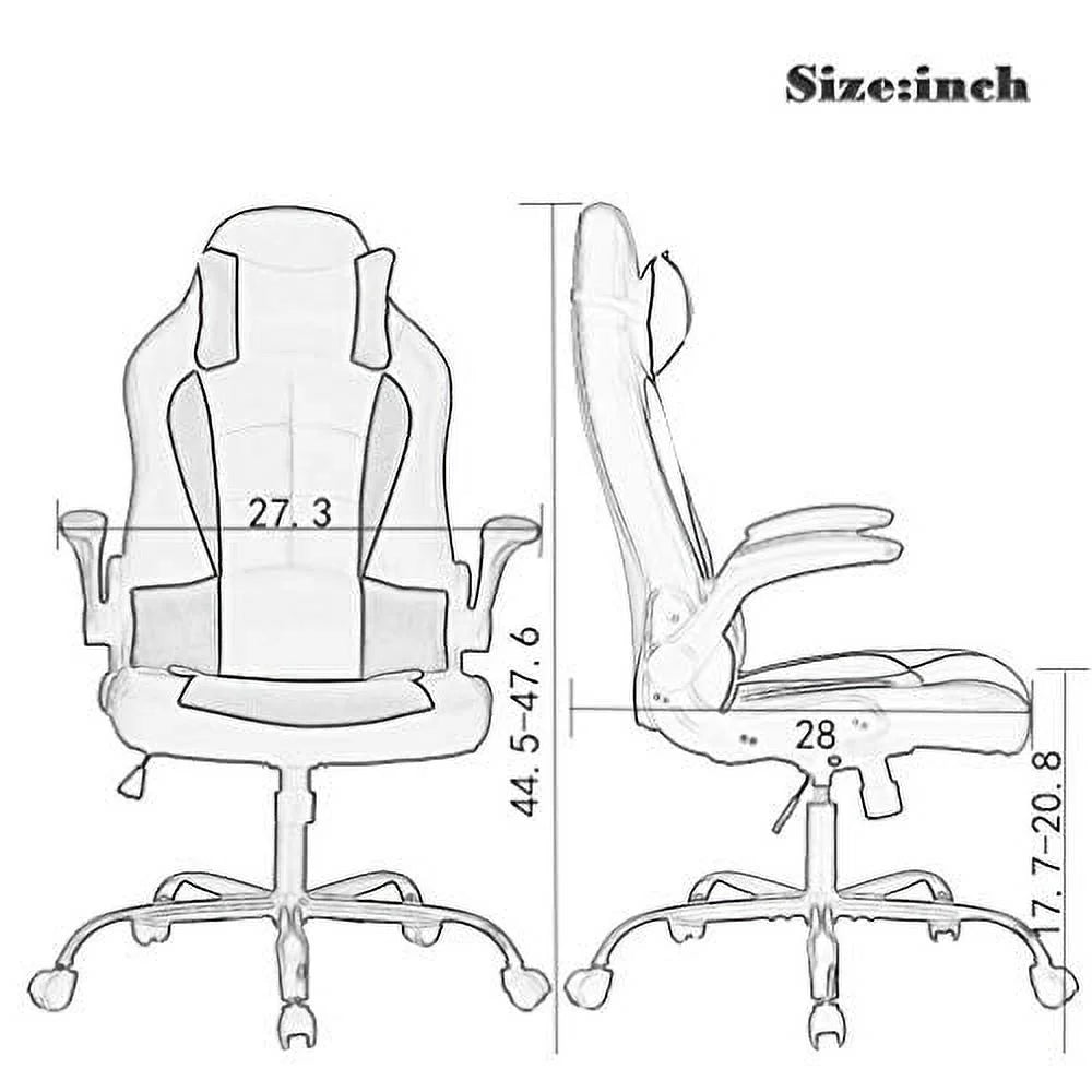 Red Adjustable Swivel Gaming Chair U887807