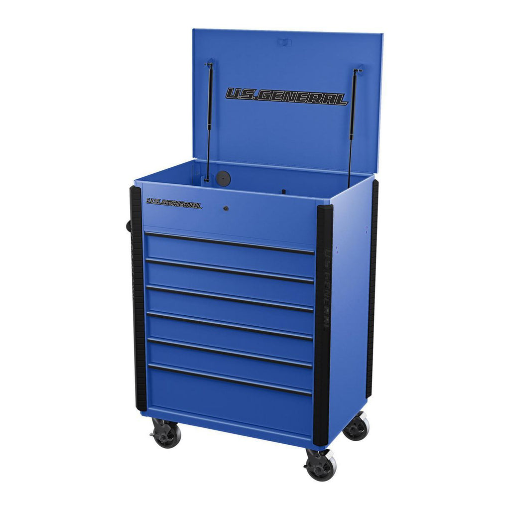 Slate Gray 6-Drawer Service Cart U294